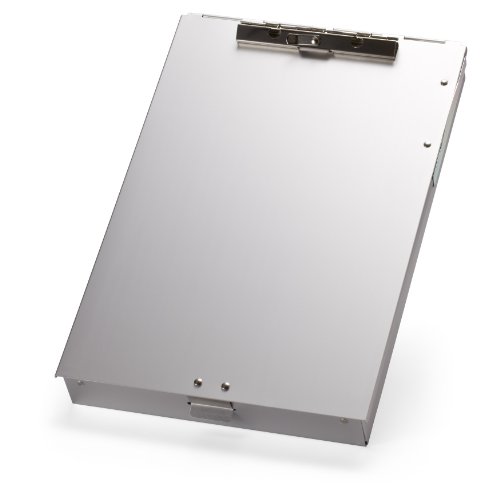 Officemate Aluminum Form Holder, Storage with Calculator, Fits Forms up to 8.5 x 12-Inches (83201)