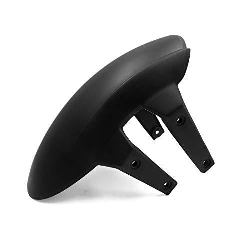 uxcell Universal Black Motorcycle Rear Wheel Fender Splash Guard Mudguard w Bracket