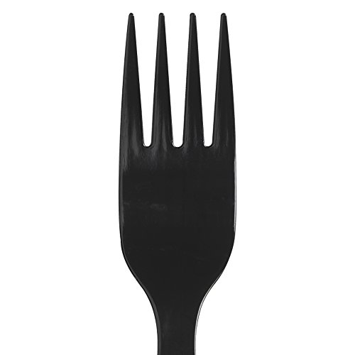 Dixie SSF51 SmartStock Plastic Cutlery Refill, Forks, Black, 40 Per Pack (Case of 24 Packs)