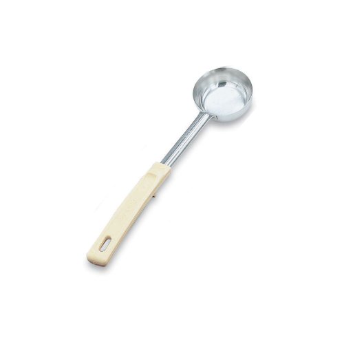 Vollrath 62167 Ivory Handled 3 Ounce Solid S/S Spoodle