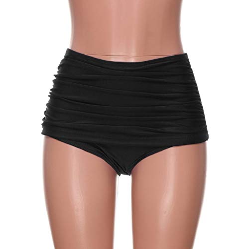 image for REYO Swimsuits REYO Women's High Waist Swim Bottom Ruched Bikini Tanki