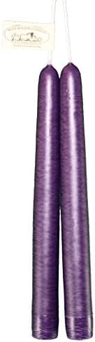 Mole Hollow Taper Pair, Plum Purple - 8"