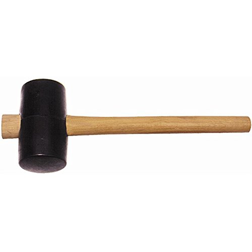 Stubai 100706 Rubber Mallet with Head, Black/Beige, 65 mm