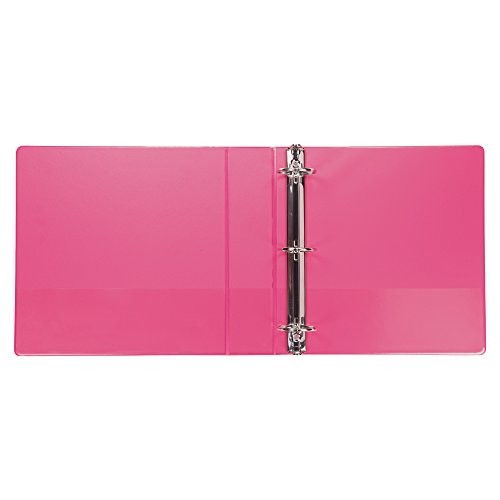 Samsill 2 Inch Round Ring Binders/Customizable Clear View Binder/Bulk