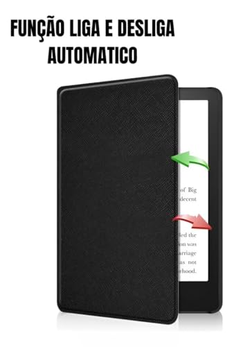 Capa Para Kindle Paperwhite 12ª Geração 7” (SA569P e SA568B) e Kindle Colorsoft 1ª Geração (SA58CB e SA59CP) – Auto Hibernação – Fechamento Magnético – Leve e com Encaixe Perfeito (Constelações)