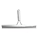 iDesign Forma Polished Stainless Steel Squeegee with Suction Storage Hook - 12