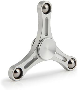 Tri-Fidget Hand Spinner, Aluminum Alloy Metal EDC Sensory Fidget Spinner Hands bearing By Comroll, Smooth Spinning High Speed Relieving ADHD, Anxiety, Boredom and Autism Finger Kids/Adult Toys Gift