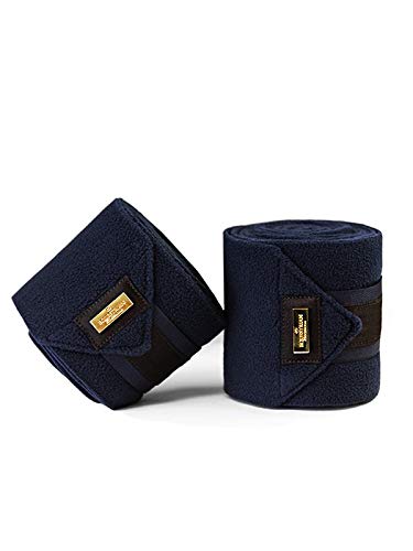 Equestrian Stockholm Fleece Bandages Royal Classic Navy one size