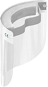 Medichief Face Shield Pack 10 | Full Face Protective Visor Anti-Fog CE Approved view 4