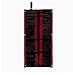 Hair Extension Storage Case - Luxurious, Satin-Lined Portable Holder Keeps Clip-In, Tape-In, Human & Synthetic Hair Smooth and Tangle-Free - Perfect for Travel, Easy to Hang or Carry in Your Bag