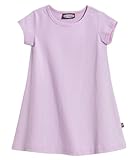City Threads Girls' Soft Cotton Short Sleeve Cover Up Dress (Size 2T-16)