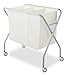 Whitmor 3 Section Laundry Sorter - Collapsible with Heavy Duty Wheels