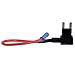 12V 15Amp Car Add-a-circuit Fuse TAP Adapter XDODD Mini ATM APM Blade Fuse Holder Pack of 5 (Small Size)