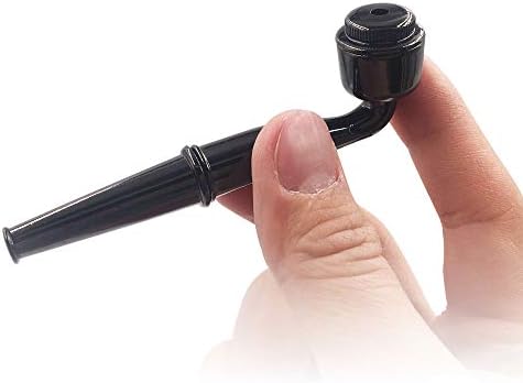 Detachable Zinc Alloy Pipe - Virtuosity Special Aesthetic Feeling Metal Pipe for Herbs (Gray)