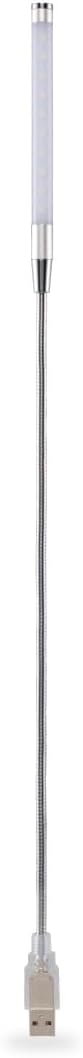Hama Swan Neck LED Stripe Light USB Notebook PC Keyboard Silver Metallic