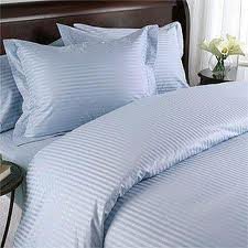 Soho 100 Egyptian Cotton 400 Tc Sateen Stripe Duvet Cover Set 3