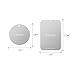 Spigen Kuel MP4-P Metal Plates for Magnetic Car Mount Phone Holder QNMP Compatible (4 Pack - 2 Round, 2 Rectangle) - Silver