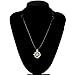 Doinshop New Nice Cute Lovely Compass Pendant Necklace Choker Chains Charm Black Leather Cord