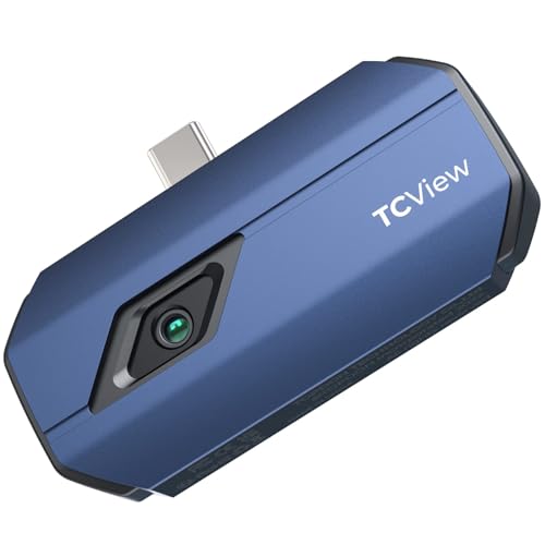 TOPDON Wärmebildkamera -TC001, 512x384 TISR Auflösung, 25Hz, -20℃ bis 550℃