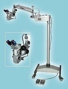 GSS 5 Step Dental Microscope Manufacture Beam Splitter Camera Foot Focusing & LCD