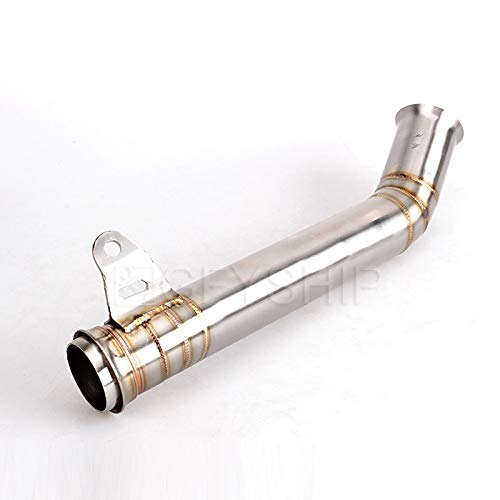 for KTM Duke 690 2012 2013 2014 2015 2015 2017 2018 2019 Slip-on Motorcycle Muffler Eliminator Middle Pipe Exhaust Moto Escape Enhanced Air Pressure - Thumbnail 6