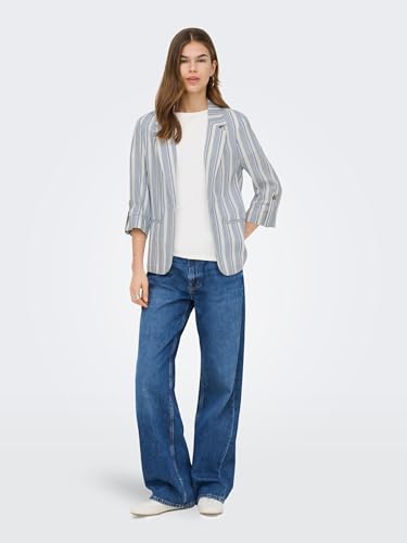 ONLY Onlgoa 3/4 Unline Linen Bl Blazer CC TLR Onlgoa 3/4 Unline Linen Bl Blazer CC TLR Women's (Pack of 1)