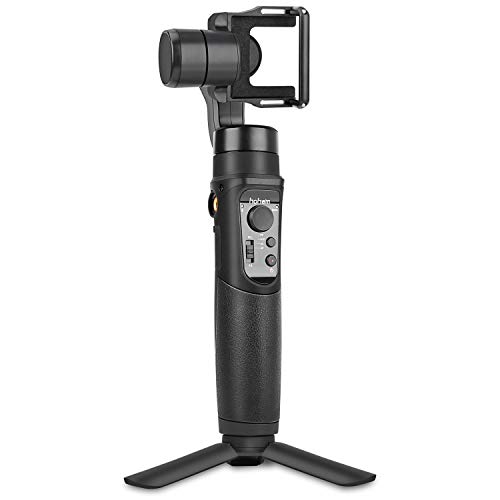 Gimbal Stabilizer,Upgraded 3-Axis Handheld Gopro Camera Stabilizer Auto Tracking Panoramas Bluetooth Time Lapse Expert Function Gopro Hero 2018/6/5/4/3, Yi Cam 4K, AEE, SJCAM Sport