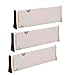 RAPTUROUS Adjustable Drawer Dividers, 4