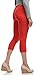 LMB Lush Moda Extra Soft Capri Leggings - Variety of Colors - One Size - Red