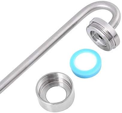 Fdit CO2 Atomizer Stainless Steel Long Straight Tunnel Carbon Dioxide Diffuser Atomiser for Aquarium Plants Marine Fish Tanks (250 mm) - Image 4