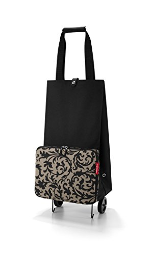 reisenthel Foldable Trolley Bag, Packable Oversized Tote with Wheels, Baroque Taupe - Thumbnail 7