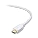 Cable Matters [Premium Certified] White HDMI Cable 3 ft (Premium HDMI Cable) with 4K HDR Support