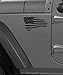 American Flag Distressed Vinyl Decal (Matte Black) 1 Left 1 Right 0097