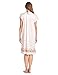Casual Nights Women's Fancy Lace Flower Short Sleeve Nightgown