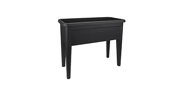Elho - Mesa de cultivo 76 cm Color a elegir), negro: Amazon.es: Jardín