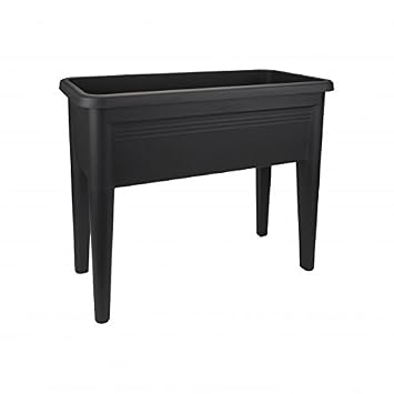 Elho - Mesa de cultivo 76 cm Color a elegir), negro: Amazon.es: Jardín