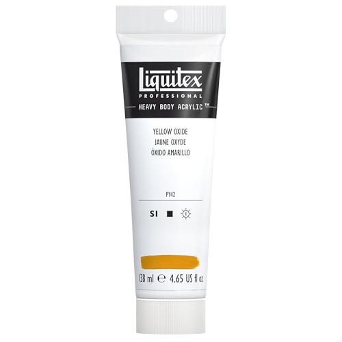 Liquitex 1047416 Professional Heavy Body Acrylic Paint 138 ml tube, Yellow Oxide