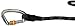 RUFFWEAR - Knot-a-Leash, Reflective Dog Leash With Carabiner, Obsidian Black, Large
