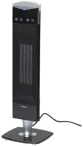 ADAX VV20 CDH Modern Electric Tower Fan Heater With Auto Rotate, Remote, Timer. 1200W / 2000W. Floor Standing.