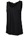 Tunics For Women To Wear With Leggings, Messic Womens Scoop Neck Knitted Blouse Top Black,Large