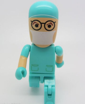 Cool Doctor Model 8GB USB 2.0 Flash Drive Memory Stick Pen Drive - Green