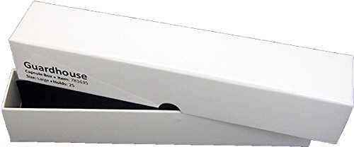 Guardhouse Single Row Coin Capsule Box for 25 Large "H" Capsules