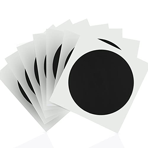 50pcs NFC Stickers NFC Tags Sticker NTAG215 Black NFC Stickers Round (25mm), Blank NFC Tag 504