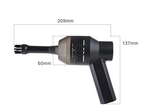 Coondmart Charge Cordless Mini Computer USB Keyboard Vacuum Cleaner Dust Hair Portable Handheld Brush Suction Machine Rechargeable Vacuum Cleaner - Thumbnail 4