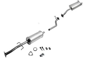MAC AUTO PARTS Muffler Exhaust System Tail Pipe Exhaust Kit Replacement Parts for Honda 2007-2009 CRV 2.4L