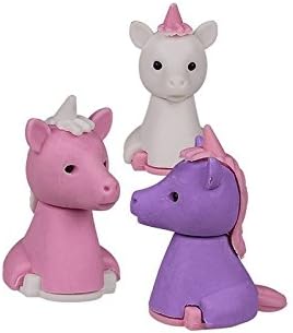Unicorn Puzzle Erasers -Set of 3