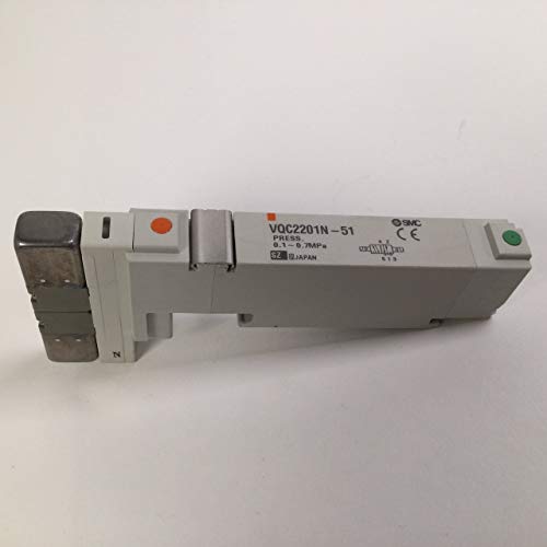 SMC VQC2201N-51 VQC VALVE, 24 VDC, 5 PORT, DOUBLE