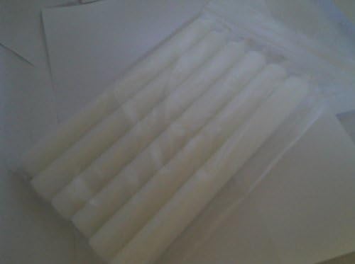 Ashleys Workshop Dinner candles Bistro style pack of 6 (White)