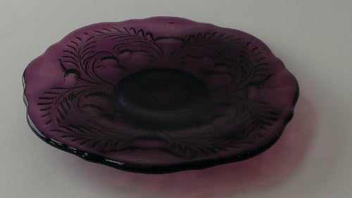 Amethyst Purple Glass 7" Desert Plate Ohio Made
