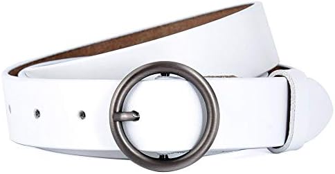 Talleffort Genuine Leather Belts for Women vintage Alloy buckle Belt for Pants Dress Jeans